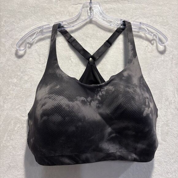 Athleta Women's Advance Sports Bra Molded High Impact Nebula Black Size 40C - Picture 1 of 16